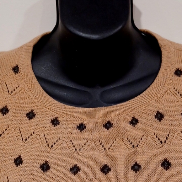 Sisley Wool Blend Crewneck Slim Fit Italian Made Sweater- Sz. XS - Picture 5 of 9